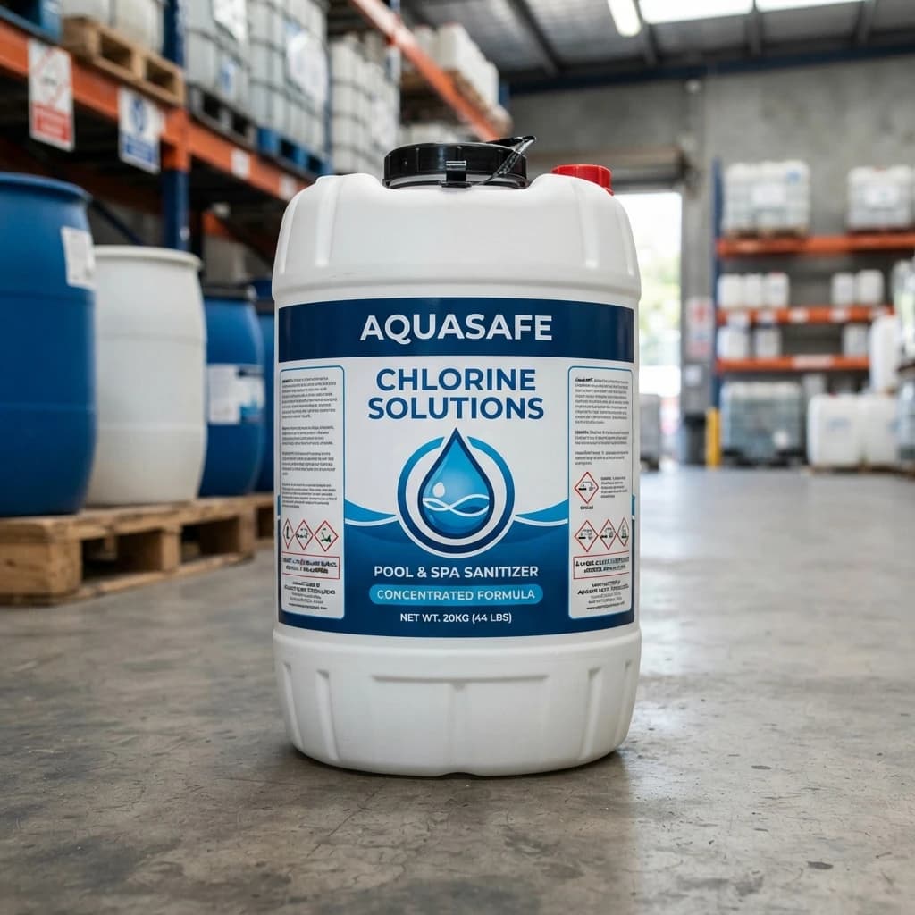 NJ-CHL Pool Chemicals — Product Label Design