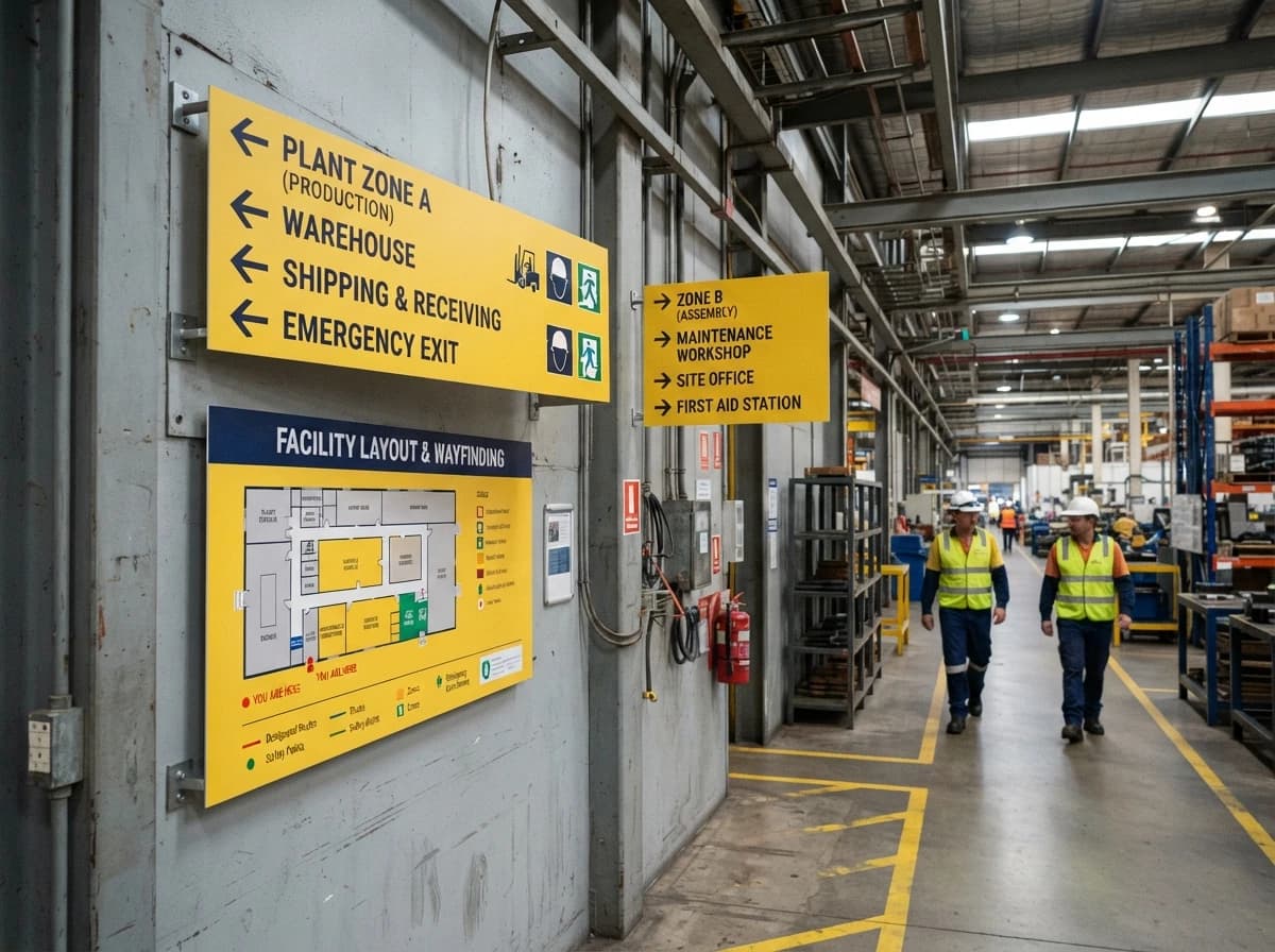 Cafeteria, Wash Bay & Safety Signage Installations