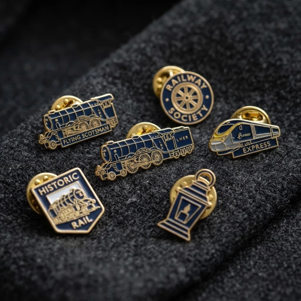 SMH Rail — Enamel Pin Badges